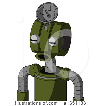 Royalty-Free (RF) Robot Clipart Illustration by Leo Blanchette - Stock Sample #1651103