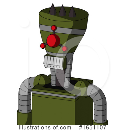 Royalty-Free (RF) Robot Clipart Illustration by Leo Blanchette - Stock Sample #1651107