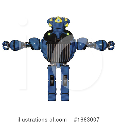 Royalty-Free (RF) Robot Clipart Illustration by Leo Blanchette - Stock Sample #1663007
