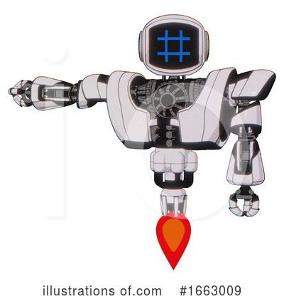 Royalty-Free (RF) Robot Clipart Illustration by Leo Blanchette - Stock Sample #1663009
