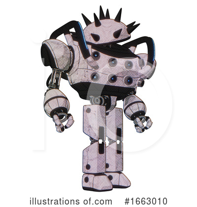 Royalty-Free (RF) Robot Clipart Illustration by Leo Blanchette - Stock Sample #1663010