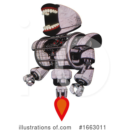 Royalty-Free (RF) Robot Clipart Illustration by Leo Blanchette - Stock Sample #1663011