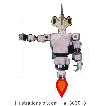 Royalty-Free (RF) Robot Clipart Illustration by Leo Blanchette - Stock Sample #1663013