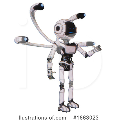 Royalty-Free (RF) Robot Clipart Illustration by Leo Blanchette - Stock Sample #1663023