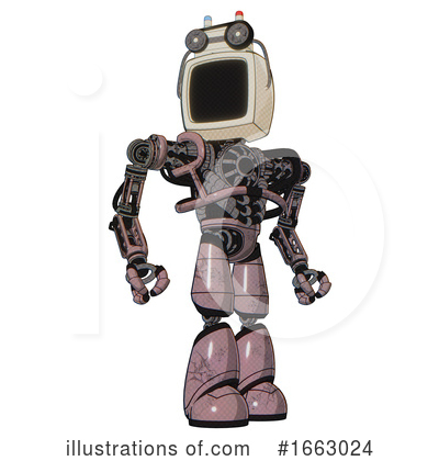 Royalty-Free (RF) Robot Clipart Illustration by Leo Blanchette - Stock Sample #1663024