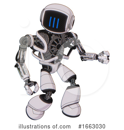 Royalty-Free (RF) Robot Clipart Illustration by Leo Blanchette - Stock Sample #1663030