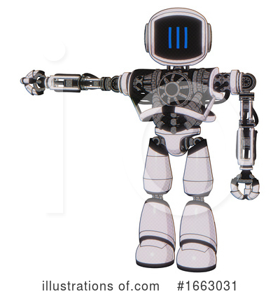 Royalty-Free (RF) Robot Clipart Illustration by Leo Blanchette - Stock Sample #1663031