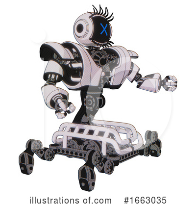 Royalty-Free (RF) Robot Clipart Illustration by Leo Blanchette - Stock Sample #1663035