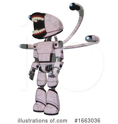 Royalty-Free (RF) Robot Clipart Illustration by Leo Blanchette - Stock Sample #1663036