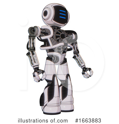 Royalty-Free (RF) Robot Clipart Illustration by Leo Blanchette - Stock Sample #1663883