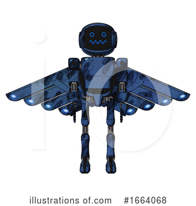 Royalty-Free (RF) Robot Clipart Illustration by Leo Blanchette - Stock Sample #1664068
