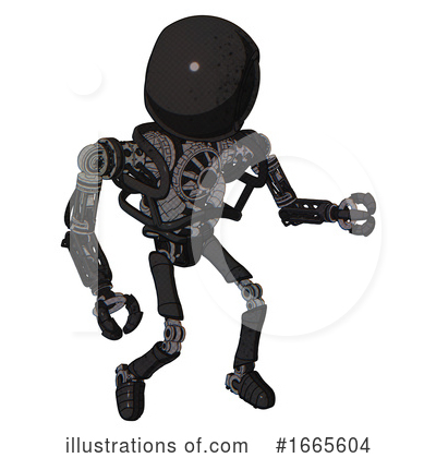 Royalty-Free (RF) Robot Clipart Illustration by Leo Blanchette - Stock Sample #1665604