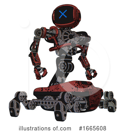 Royalty-Free (RF) Robot Clipart Illustration by Leo Blanchette - Stock Sample #1665608