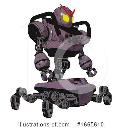 Royalty-Free (RF) Robot Clipart Illustration by Leo Blanchette - Stock Sample #1665610