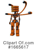 Robot Clipart #1665617 by Leo Blanchette