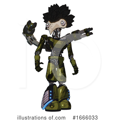 Royalty-Free (RF) Robot Clipart Illustration by Leo Blanchette - Stock Sample #1666033
