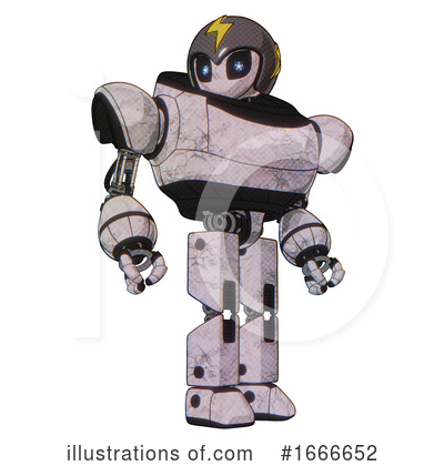 Royalty-Free (RF) Robot Clipart Illustration by Leo Blanchette - Stock Sample #1666652