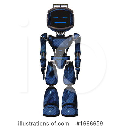 Royalty-Free (RF) Robot Clipart Illustration by Leo Blanchette - Stock Sample #1666659
