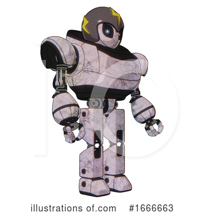 Royalty-Free (RF) Robot Clipart Illustration by Leo Blanchette - Stock Sample #1666663