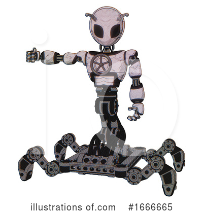 Royalty-Free (RF) Robot Clipart Illustration by Leo Blanchette - Stock Sample #1666665