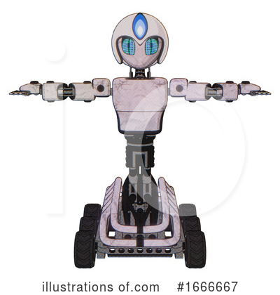 Royalty-Free (RF) Robot Clipart Illustration by Leo Blanchette - Stock Sample #1666667