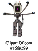 Robot Clipart #1669599 by Leo Blanchette