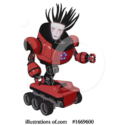 Royalty-Free (RF) Robot Clipart Illustration by Leo Blanchette - Stock Sample #1669600