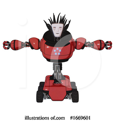 Royalty-Free (RF) Robot Clipart Illustration by Leo Blanchette - Stock Sample #1669601