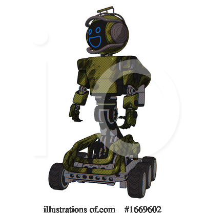 Royalty-Free (RF) Robot Clipart Illustration by Leo Blanchette - Stock Sample #1669602