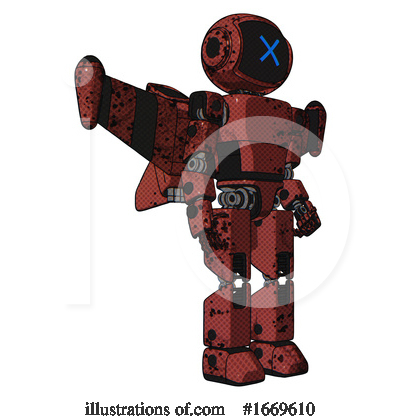 Royalty-Free (RF) Robot Clipart Illustration by Leo Blanchette - Stock Sample #1669610