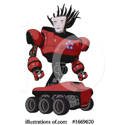 Royalty-Free (RF) Robot Clipart Illustration by Leo Blanchette - Stock Sample #1669620