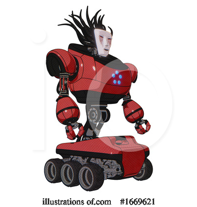 Royalty-Free (RF) Robot Clipart Illustration by Leo Blanchette - Stock Sample #1669621