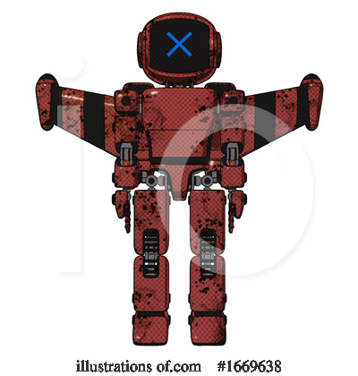 Royalty-Free (RF) Robot Clipart Illustration by Leo Blanchette - Stock Sample #1669638