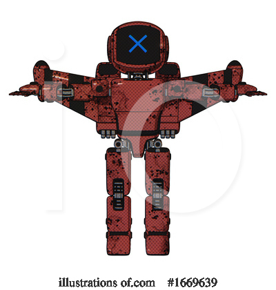 Royalty-Free (RF) Robot Clipart Illustration by Leo Blanchette - Stock Sample #1669639