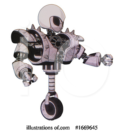 Royalty-Free (RF) Robot Clipart Illustration by Leo Blanchette - Stock Sample #1669645