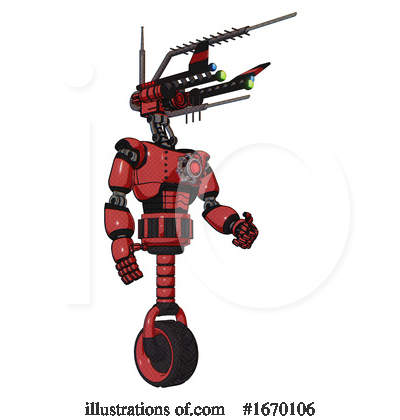 Royalty-Free (RF) Robot Clipart Illustration by Leo Blanchette - Stock Sample #1670106