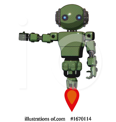 Royalty-Free (RF) Robot Clipart Illustration by Leo Blanchette - Stock Sample #1670114