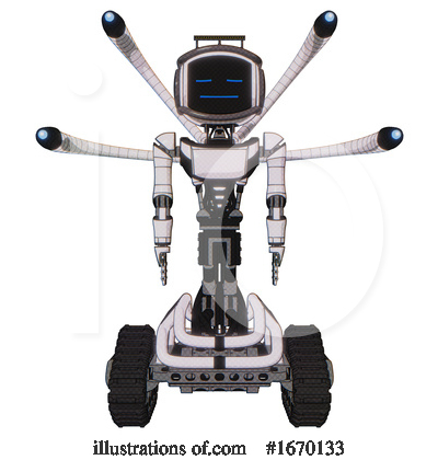 Royalty-Free (RF) Robot Clipart Illustration by Leo Blanchette - Stock Sample #1670133