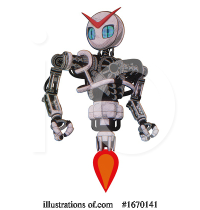 Royalty-Free (RF) Robot Clipart Illustration by Leo Blanchette - Stock Sample #1670141