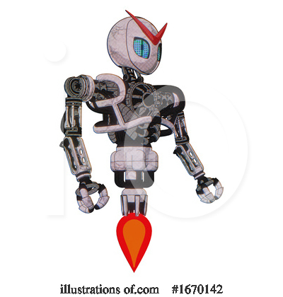 Royalty-Free (RF) Robot Clipart Illustration by Leo Blanchette - Stock Sample #1670142