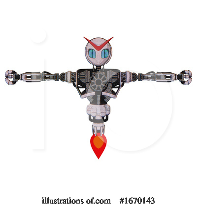 Royalty-Free (RF) Robot Clipart Illustration by Leo Blanchette - Stock Sample #1670143