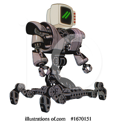 Royalty-Free (RF) Robot Clipart Illustration by Leo Blanchette - Stock Sample #1670151