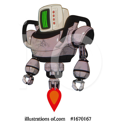 Royalty-Free (RF) Robot Clipart Illustration by Leo Blanchette - Stock Sample #1670167