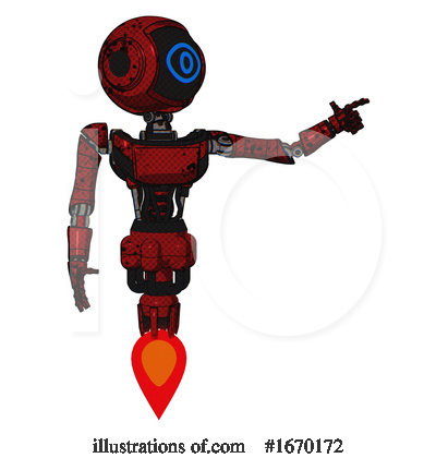 Royalty-Free (RF) Robot Clipart Illustration by Leo Blanchette - Stock Sample #1670172