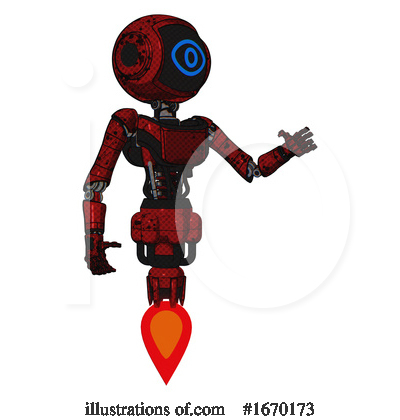 Royalty-Free (RF) Robot Clipart Illustration by Leo Blanchette - Stock Sample #1670173
