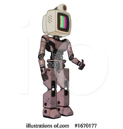 Royalty-Free (RF) Robot Clipart Illustration by Leo Blanchette - Stock Sample #1670177