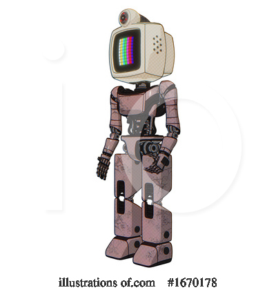 Royalty-Free (RF) Robot Clipart Illustration by Leo Blanchette - Stock Sample #1670178