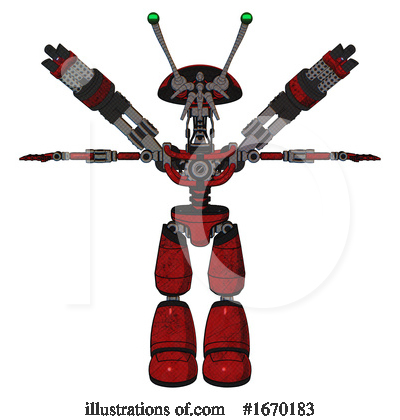 Royalty-Free (RF) Robot Clipart Illustration by Leo Blanchette - Stock Sample #1670183