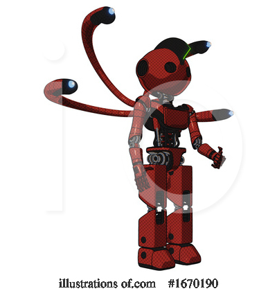 Royalty-Free (RF) Robot Clipart Illustration by Leo Blanchette - Stock Sample #1670190