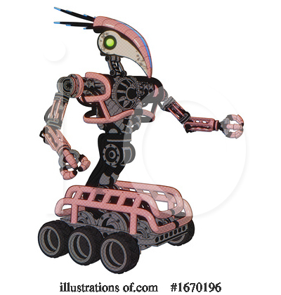 Royalty-Free (RF) Robot Clipart Illustration by Leo Blanchette - Stock Sample #1670196